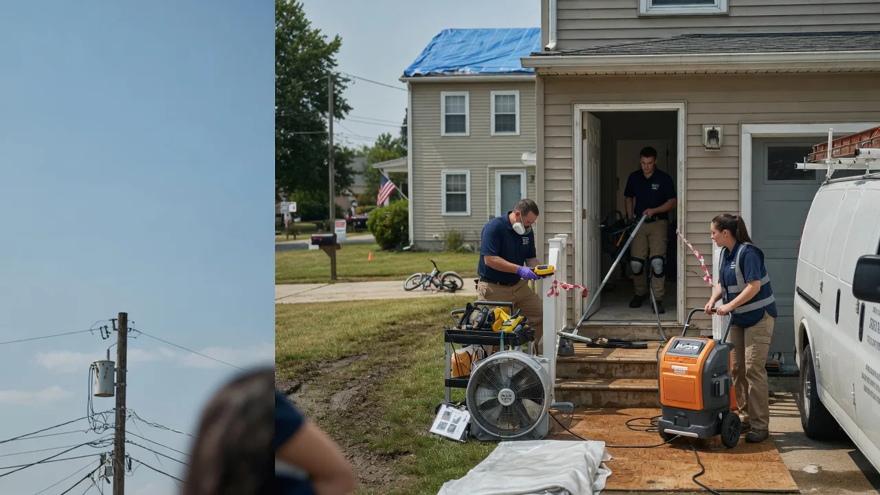 Water Damage Repair in Whiteland, IN near me